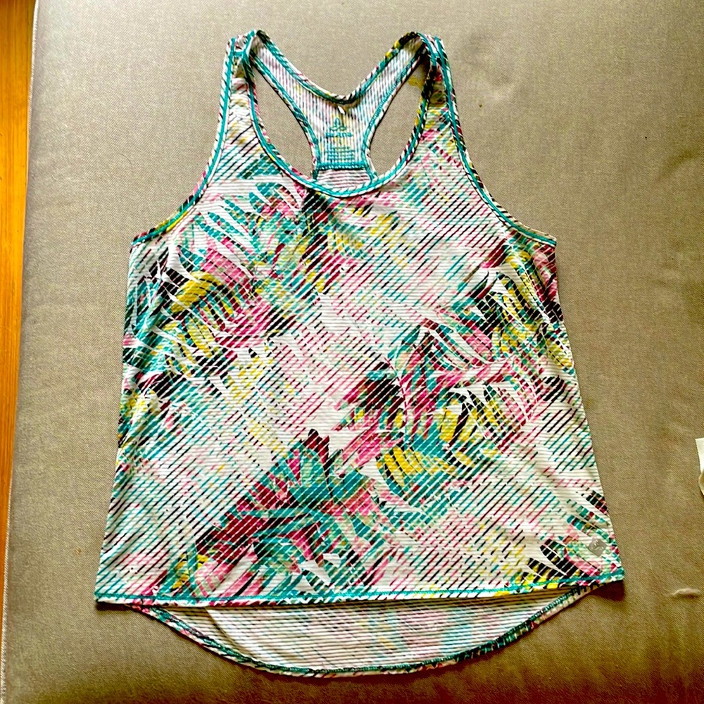 Prana Multicolored Rainbow Tank Size Small